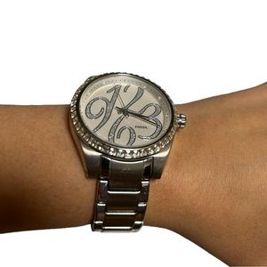 Fossil stainless steel silver watch